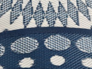 AIYISI New persiano Blue Patio semplici grandi tappetini per camper per soggiorno tappeti lavabili tappeto da giardino riciclato - Product Image 4