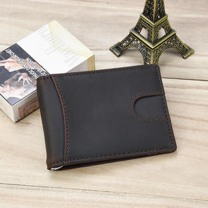 Porte-cartes Andong pour homme, portefeuille en cuir de vache véritable, porte-cartes en cuir Crazy Horse - Product Image 4