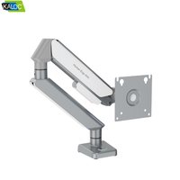 Support de bureau pour moniteur unique Kaloc Factory, pour écrans de 17 à 32 pouces, support en acier réglable VESA 100x100