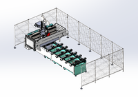 Suntec-Routeur CNC multifonctionnel 5 axes ATC avec centre d'usinage CNC PTP pour le bois