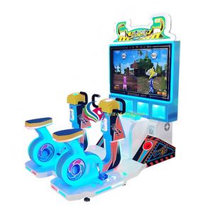 เครื่องเกมอาร์เคดจักรยานแข่งแบบอินเทอร์แอคทีฟธีมกีฬาสำหรับเด็ก รุ่น Little Knight รองรับผู้เล่น 1-2 คน ใช้ไฟ 110V/220V - Product Image 1