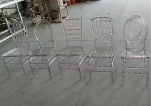 Chaise de <span class=keywords><strong>mariage</strong></span> d'usine chaise en cristal transparent acrylique salle de banquet d'hôtel salle de <span class=keywords><strong>mariage</strong></span> activités de plein air - Product Image 2