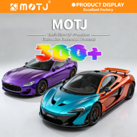 Película de Cambio de Color TPU MOTJ con Garantía de 5 Años, Efecto Metal Líquido que Cambia a Rojo, 1.52x16M, Película Protectora de Pintura Autoadhesiva