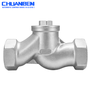 Kawamoto 304 paslanmaz çelik dişli kaldırma çek valf tel toka ile tek yönlü vana H11W-16P - Product Image 5