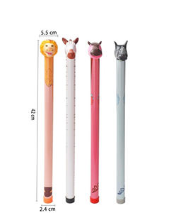 Bomboniere strumenti musicali suonatore di bastoncini sonori per bambini animale tubo di plastica - Product Image 3