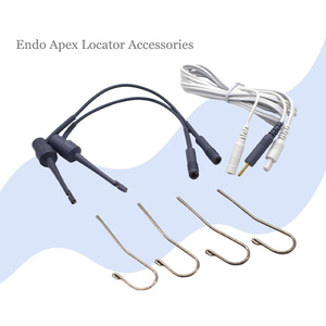 Accessoires d'endodontie dentaire manuelle Fil d'acier inoxydable Localisateur d'<span class=keywords><strong>apex</strong></span> numérique Crochet pour le traitement endodontique du canal radiculaire