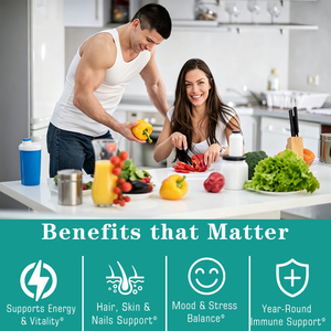 Cápsulas Multivitamínicas para Mujer de Alta Calidad OEM, Mezcla de 42 Frutas y Vegetales, Apoyo para Energía, Cabello, Piel y Uñas - Product Image 2