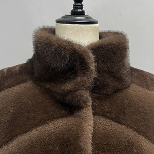 Jancoco - Abrigo Largo <span class=keywords><strong>de</strong></span> Piel Sintética con Cuello <span class=keywords><strong>de</strong></span> Embudo y Cinturón para Mujer, Diseño Chevron, para Otoño e <span class=keywords><strong>Invierno</strong></span> - Product Image 4