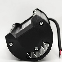 Barre lumineuse LED 120W 7 pouces en aluminium 12V 24V pour voiture, moto, tout-terrain, 4x4, VTT, camion – Phare de travail extérieur à faisceau spot et large, antibrouillard, pour conduite