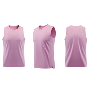 New Arrival Stylish <b>Reflective</b> Strip Design Men Sport Running Wear Summer Quick Dry Men tank <b>Top</b> - Product Image 1