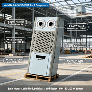 Aire Acondicionado Split Industrial de 7HP con Ahorro de Energía, Enfriamiento por Cortina de Agua, R410A, Bajo Consumo de Electricidad, 28KW, 95500BTU, para 150 a 200m², con Agua Integrada - Product Image 5