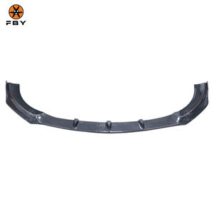 Lèvre avant en fibre de carbone de style W118 FD pour Mercedes-Benz <span class=keywords><strong>CLA</strong></span> 45 W118 C118 X118 2019 + jupes latérales de becquet de lèvre avant en carbone - Product Image 4