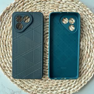 Fundas de teléfono para <span class=keywords><strong>TECNO</strong></span> SPARK 40C SPARK 40 PRO + <span class=keywords><strong>POVA</strong></span> 7 con <span class=keywords><strong>4</strong></span> colores elegantes y funda protectora trasera con protector de cámara elevado - Product Image 5