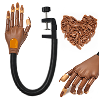 Mano de Práctica para Uñas, Modelo Desmontable para Manicura DIY, Prótesis de Mano para Práctica de Uñas Acrílicas