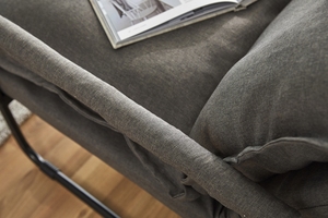 Vente en gros de meubles de salon canapés modulaires en tissu canapé une place avec pouf ensemble de canapés en bois meubles de salon - Product Image 4