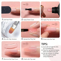 Ensemble de vernis à ongles gel UV professionnel avec outils d'amélioration Kit de vernis à ongles certifié halal de marque propre