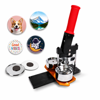 Machine à badges manuelle 58 mm, directement de l'usine, pour la fabrication de badges en fer blanc, aimants de réfrigérateur et ouvre-bouteilles DIY