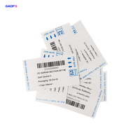 Etiquetas de Papel de Doble Capa Recubiertas, Escribibles, para Registrar Información del Paciente, Etiquetas Desprendibles