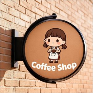 Illuminated Business display <b>LED</b> Projected Signage <b>Led</b> Rotating Advertising Light Box <b>Sign</b> for Outdoor Bar Restaurants - Product Image 1