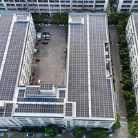 Sistema de Montaje de Paneles Solares Fotovoltaicos de Acero Galvanizado por Inmersión en Caliente de Grado MW Pre-ingenierizado para Proyectos en Suelos y Techos Planos