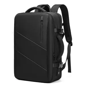 Backpack With Laptop Compartment Business Backpack With USB Charging Port Computer Backpack Waterproof For Travel Work