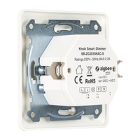 Variateur de phase intelligent mural en plastique compatible ZigBee pour éclairage LED