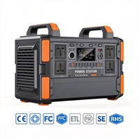Estación de Energía Portátil de 1200W, Batería LiFePO4 de 315000mAh, Generador Solar MPPT de 350W, Carga Rápida, Onda Sinusoidal Pura, Protección IP65