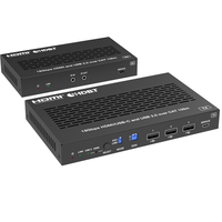 4K UHD HDMI USB C HDBaseT2.0 Extensor bidireccional IR EDID 24V POC para sistema de cine en casa