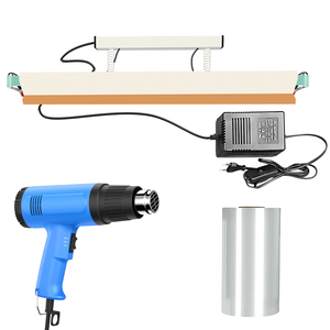 Sellador de calor Manual de película de plástico Wallepac, bomba de baño, bolsa de jabón, máquina de sellado en caliente, <span class=keywords><strong>pistola</strong></span> de aire caliente, máquina de embalaje de envoltura retráctil - Product Image 1