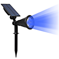 Projecteurs solaires à intensité variable en ABS 120 °   Éclairage extérieur pour parcs d'attractions et hôtels Beam Angle