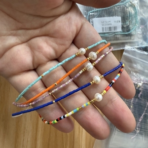 <span class=keywords><strong>Miyuki</strong></span> perles <span class=keywords><strong>de</strong></span> riz <span class=keywords><strong>perle</strong></span> d'eau douce tissée à la main pour Bracelet Style d'amitié européen américain à la mode petit anniversaire naturel - Product Image 4