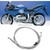 Tuyau de frein en PTFE avec gaine en acier inoxydable AN3, ligne PTFE, Manguera Freno Delantero Moto Acerada Universal pour Honda Yamaha Suzuki