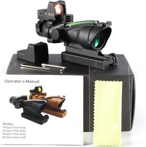 กล้องเล็งแบบจุดแดง 5D Era กันน้ำ ทำจากอะลูมิเนียม ปรับได้ ขนาด 4x32 พร้อมกำลังขยาย 4 เท่า ฐานติดตั้งขนาด 20 มม. สำหรับการล่าสัตว์และการใช้งานทางยุทธวิธี - Product Image 6