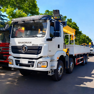 नगरपालिका निर्माण 25 टन लोड क्षमता टेलीस्कोपिक बूम भारी शुल्क 8x4 कार्गो ट्रक लगाया क्रेन - Product Image 1