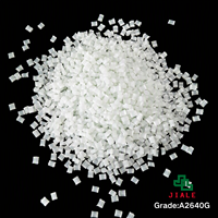 Gránulos de Nylon Natural PA66 GF40, Resina Reforzada con 40 Por Ciento de Fibra de Vidrio para Piezas Industriales y Automotrices de Alta Rigidez