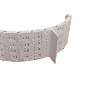 उच्च बिक्री 60 मिमी मॉड्यूलर बेल्ट कन्वेयर बेल्ट कन्वेयर माल भारी लोड परिवहन मशीन खाद्य ग्रेड कन्वेयर बेल्ट - Product Image 5