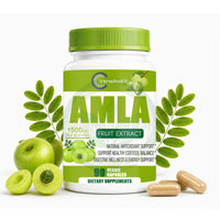 Complément alimentaire en capsules d'AMLA à marque privée OEM pour une protection antioxydante naturelle, un équilibre sain du cortisol, le bien-être digestif et le soutien énergétique