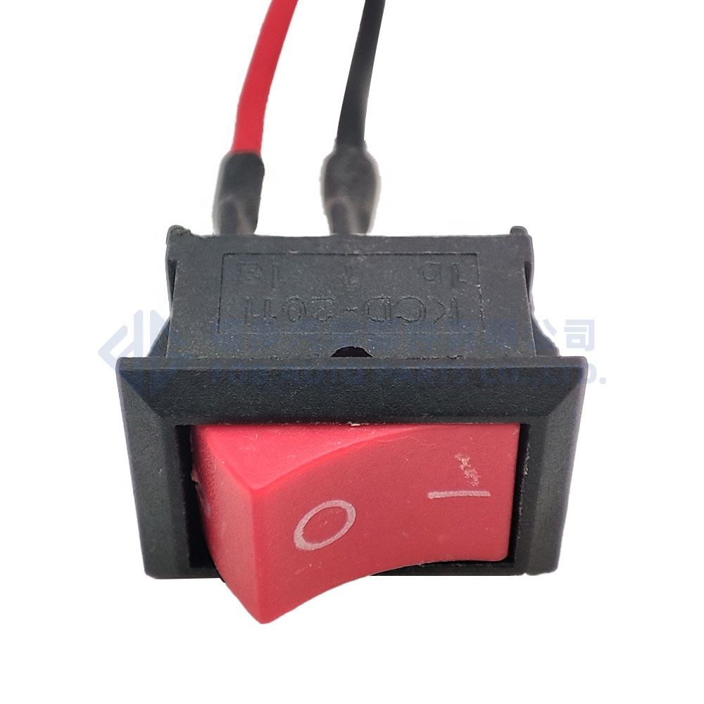 0090-203 1pcs Small Mini Boat Shape round Line Push Button Switch Waterproof Electrical Circuit Wire Speaker for Cars and Boats