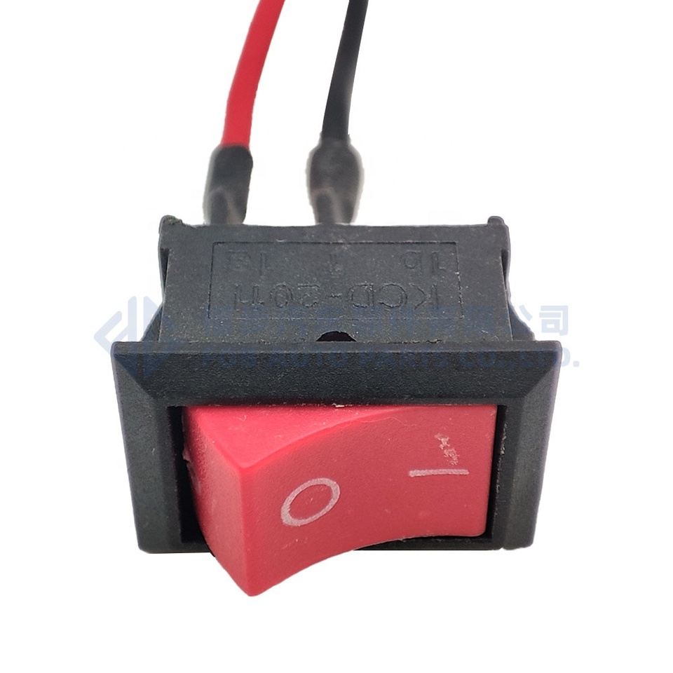 0090-203 1pcs Push button switch waterproof small car circuit wire speaker electrical mini boat shape round line