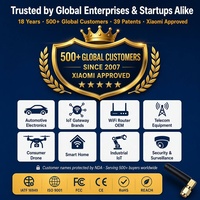 Antena WiFi Mini Personalizada de Doble Banda 2.4GHz 5.8GHz, Conector SMA Macho en Ángulo Recto, Antena de Goma de 2dBi, Fabricante OEM