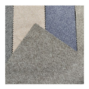 中国工厂设计100% 涤纶提花花呢面料针织斜纹布拉丝图案女童西装外套服装 - Product Image 1