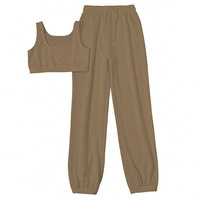 Pakaian Olahraga Wanita Berkualitas Tinggi, Bernapas, Pinggang Tinggi, Tali Serut Elastis, Set Yoga Fitness, Solid, Ramah Kulit, Ropa