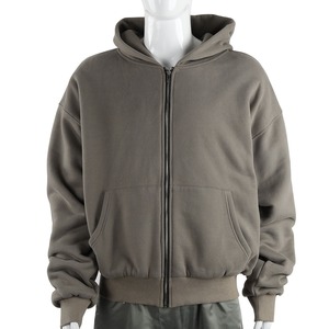 Felpa Corta con Zip Intera per <span class=keywords><strong>Uomo</strong></span> con Logo Personalizzato, Giacca con Cappuccio e Cerniera Personalizzabile, Produttore di Abbigliamento - Product Image 1