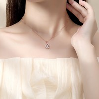 Collier en Moissanite 5mm, Pendentif Halo en Zircon Cubique Forme Coussin Rond pour Femme, Argent Sterling 925, En Stock, Vente en Gros, Bijoux Fins