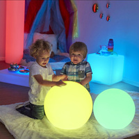 CoolQing Vente en gros de boules lumineuses LED de 30 cm en plastique PE, sphères lumineuses pour les organisateurs de mariages, la location d'événements, la décoration de lieux, le jardin extérieur