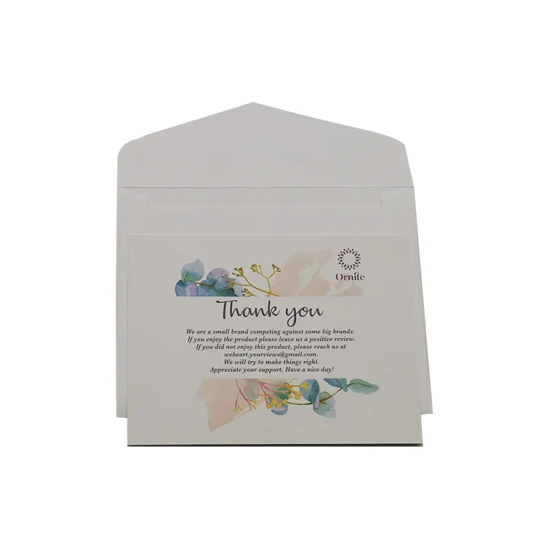 Carta di ringraziamento in bianco di seta di stampa di affari della posta del graffio delle Visite di nozze del nastro di auguri del regalo di compleanno su ordinazione