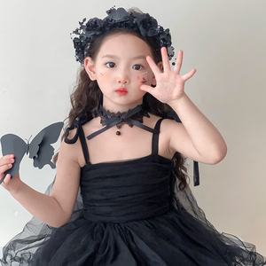 2025 Halloween Tulle papillon fleur bandeau pour bébé filles mignon animé reine bandeau pour enfants adolescents cheveux accessoires - Product Image 1