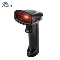 Escáner de Códigos de Barras 2D QR Serie JR05, Inalámbrico Bluetooth 2.4G, Portátil, con Batería de 2000mAh, para Conteo de Inventario en Almacenes