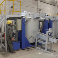 Four de fusion industriel au gaz naturel, en aluminium, au gpl, cuivre, Zinc et étain, offre spéciale