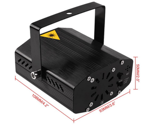 Mini Proyector Láser para Discoteca, DJ, Fiestas, <span class=keywords><strong>Luces</strong></span> de Haz, Iluminación Láser para Escenarios, Proyector para Fiestas en Casa, <span class=keywords><strong>Navidad</strong></span> - Product Image 4
